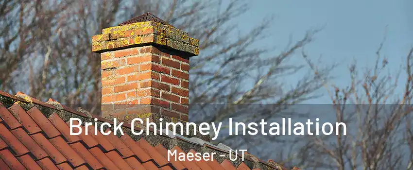 Brick Chimney Installation Maeser - UT