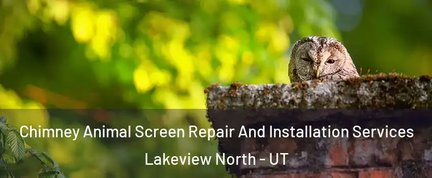 Chimney Animal Screen Repair And Installation Services Lakeview North - UT