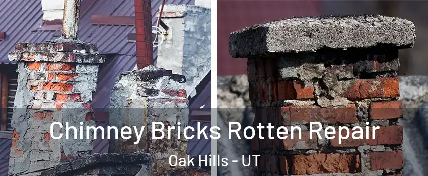 Chimney Bricks Rotten Repair Oak Hills - UT