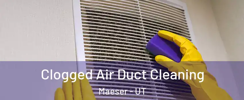 Clogged Air Duct Cleaning Maeser - UT