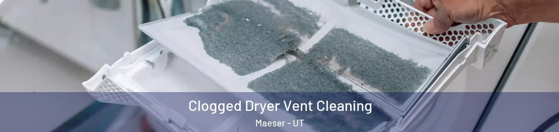 Clogged Dryer Vent Cleaning Maeser - UT