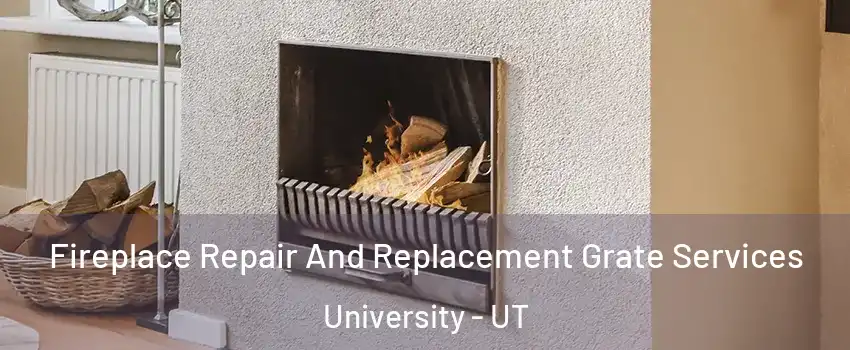 Fireplace Repair And Replacement Grate Services University - UT