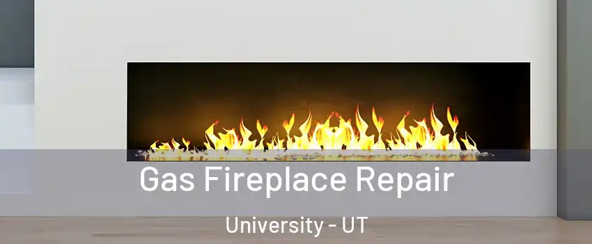 Gas Fireplace Repair University - UT