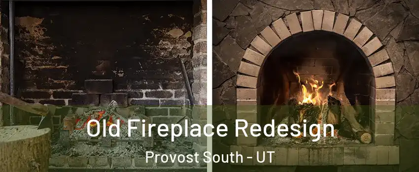 Old Fireplace Redesign Provost South - UT