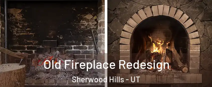 Old Fireplace Redesign Sherwood Hills - UT