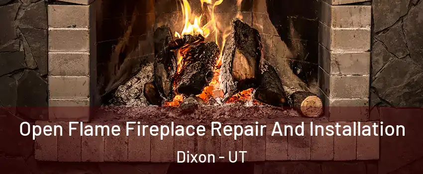 Open Flame Fireplace Repair And Installation Dixon - UT