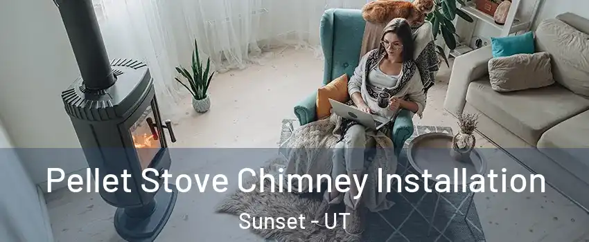 Pellet Stove Chimney Installation Sunset - UT